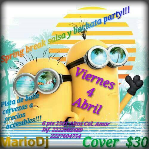 Spring break salsa y bachata party