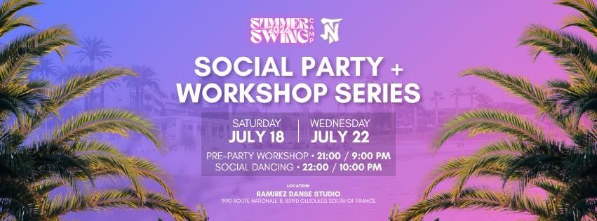 Summer Swing Camp 2026 Social Party + Workshop Series