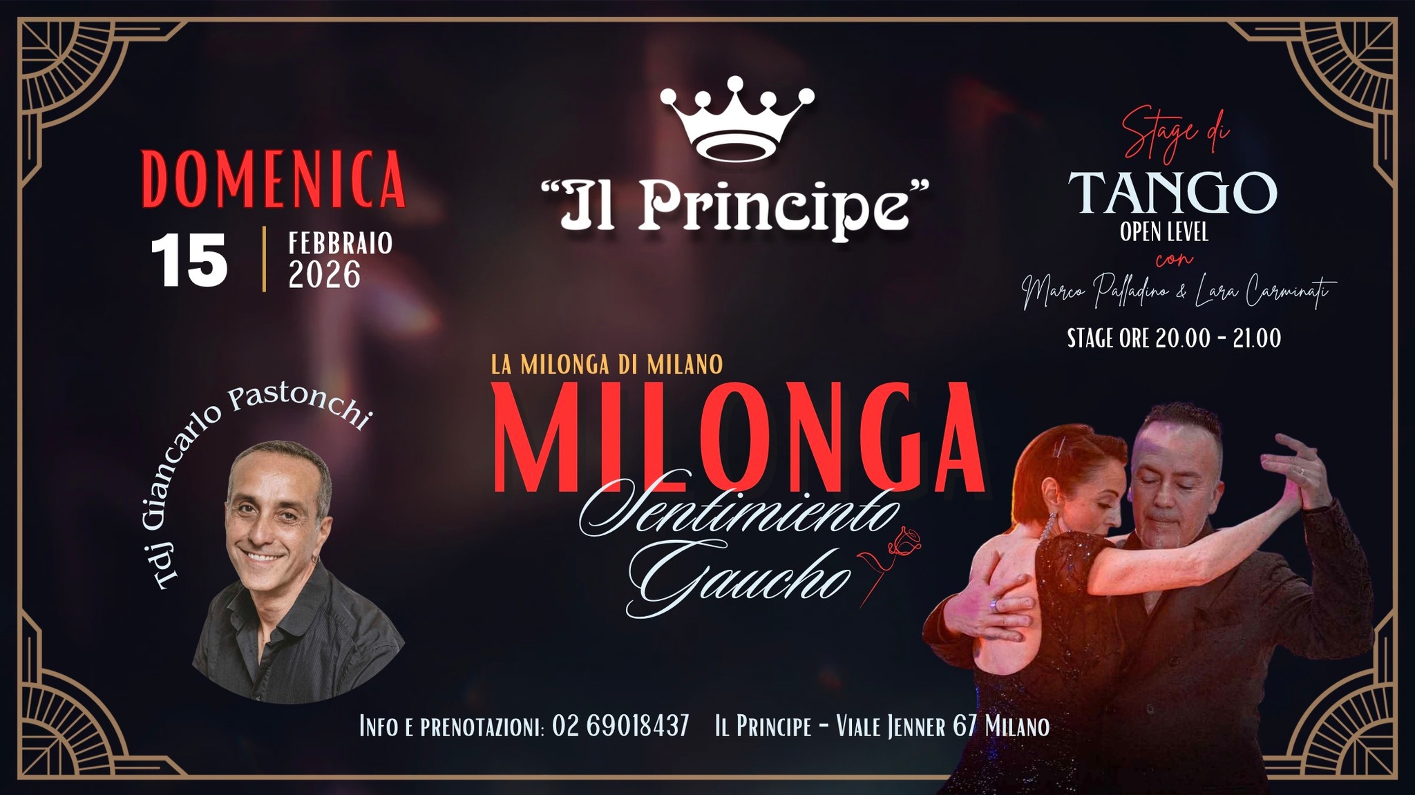 Il Principe - Milonga β Sentimiento Gaucho β - Stage Palladino Y Carminati - TDJ Pastonchi