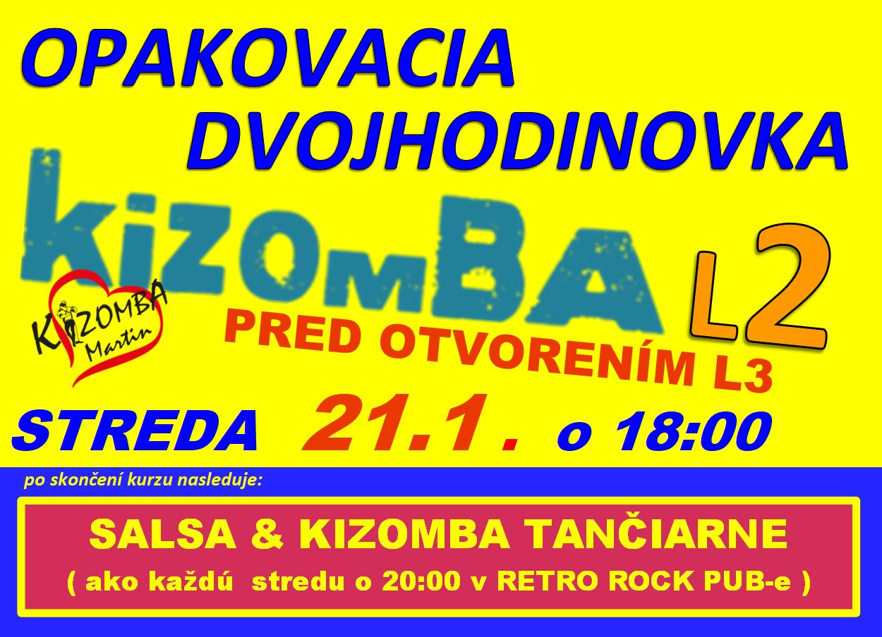 OPAKOVACIA DVOJHODINOVKA Kizomba L2