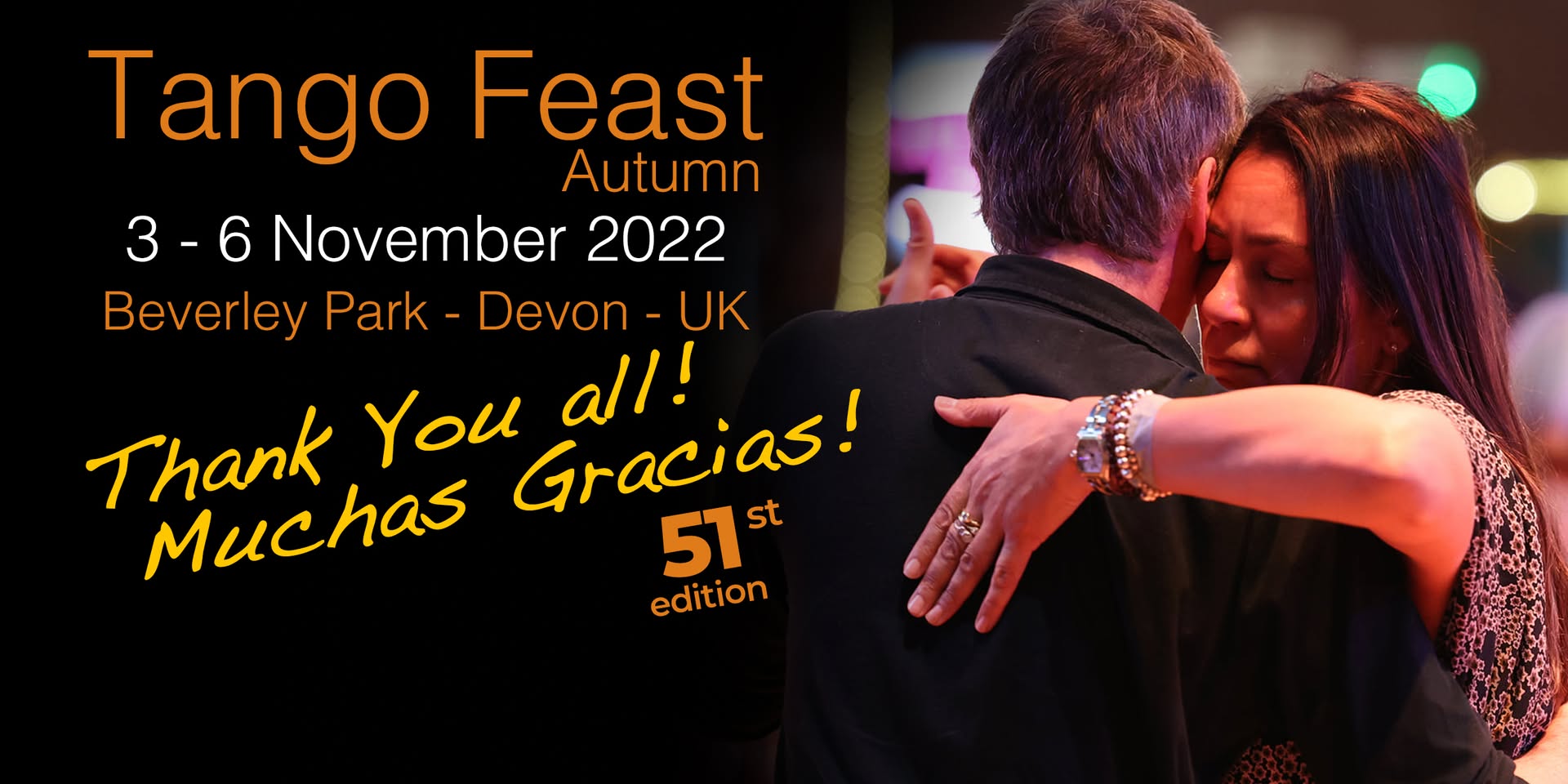 Tango Feast Autumn 3-6 November 2022 Devon England
