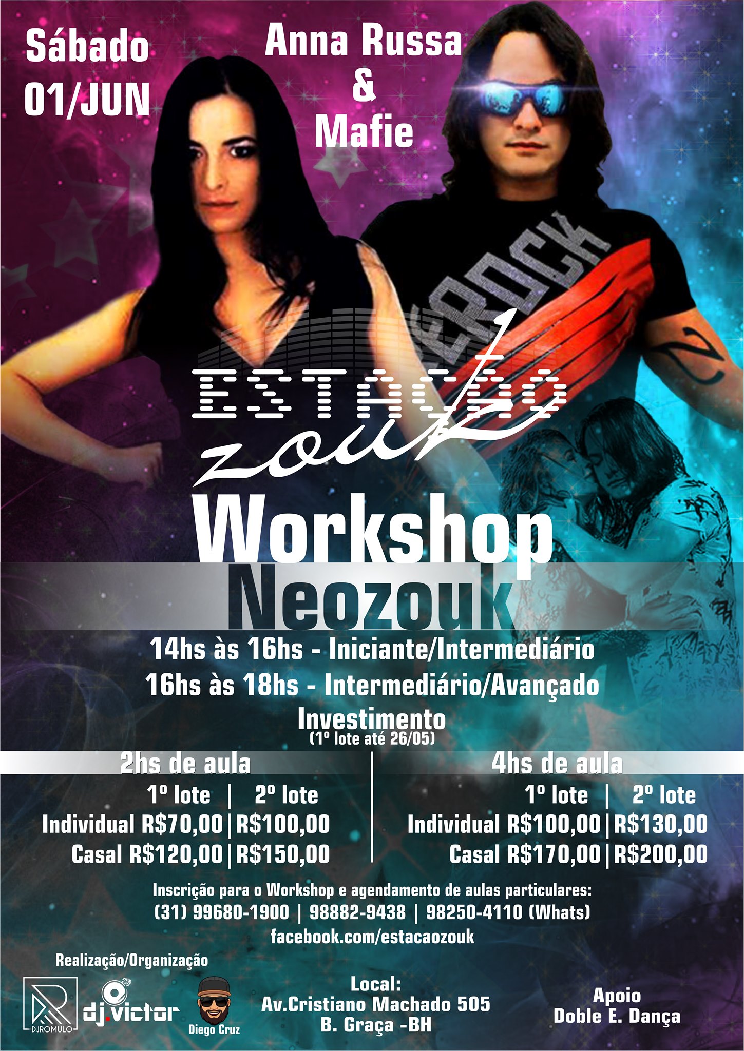 Workshop: Anna Russa e Mafie - Estação Zouk