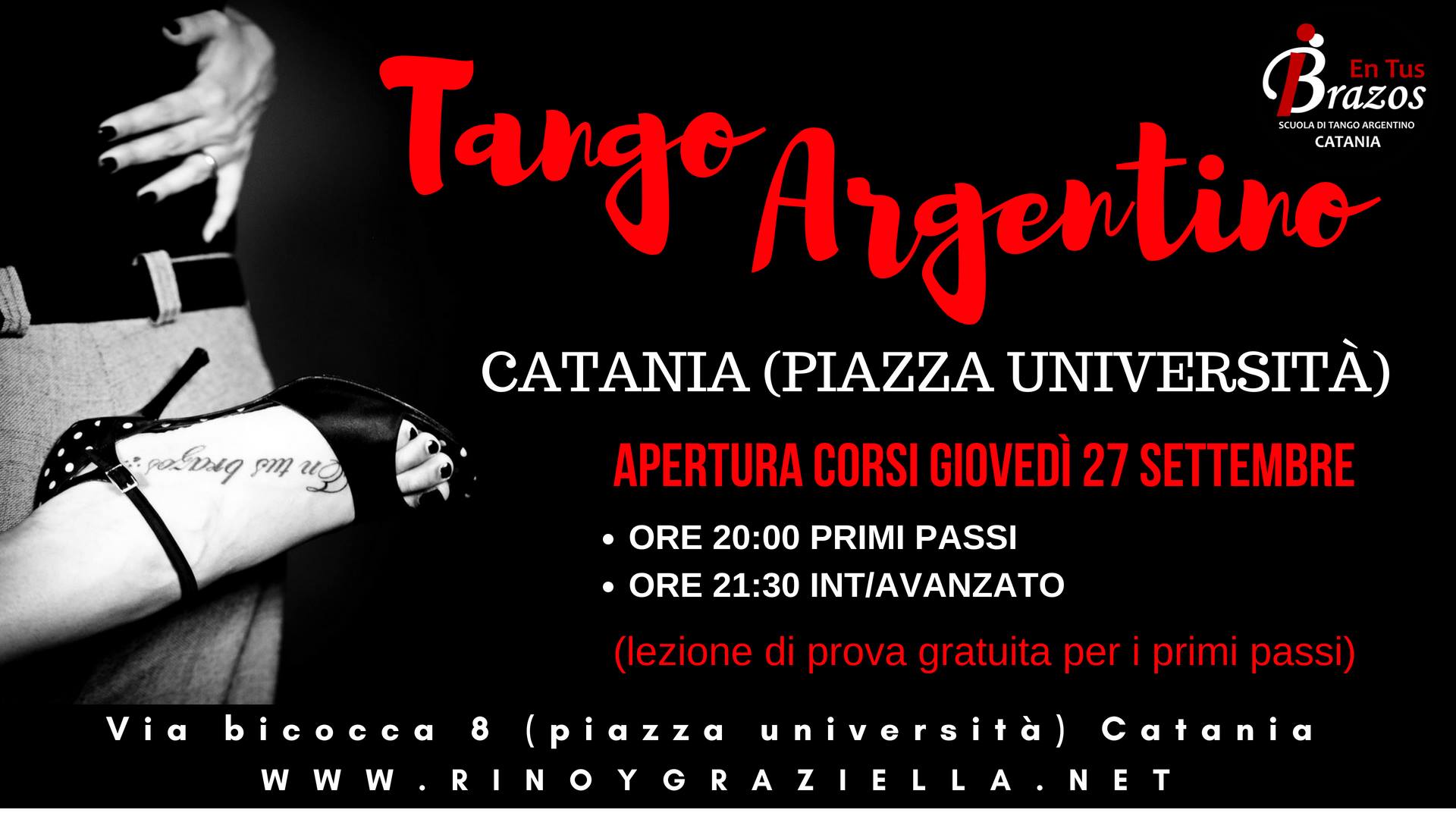 Tango Argentino a Catania(piazza università)giovedì27 settembre