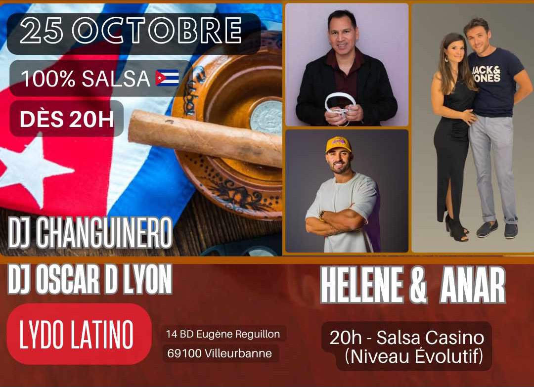 Les Vendredis de la Salsa 🇨🇺 ( 2 DJ - 25 Octobre )