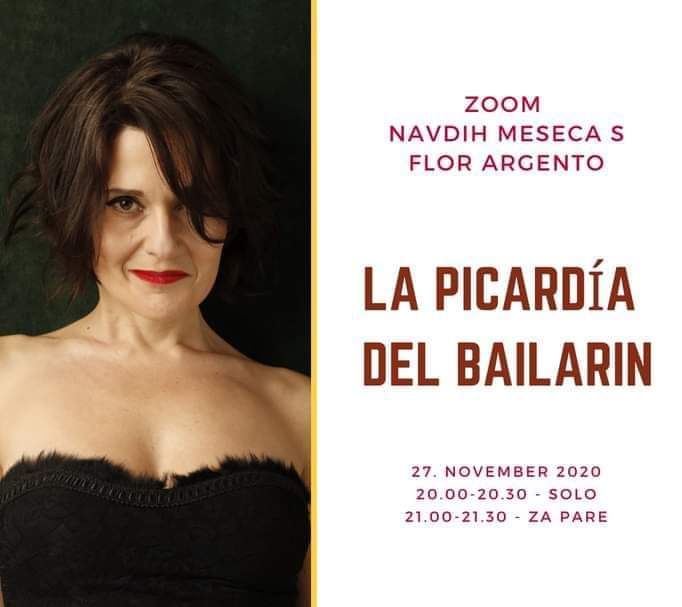 Zoom with Flor Argento in Tango.si: The Inspiration of the month.