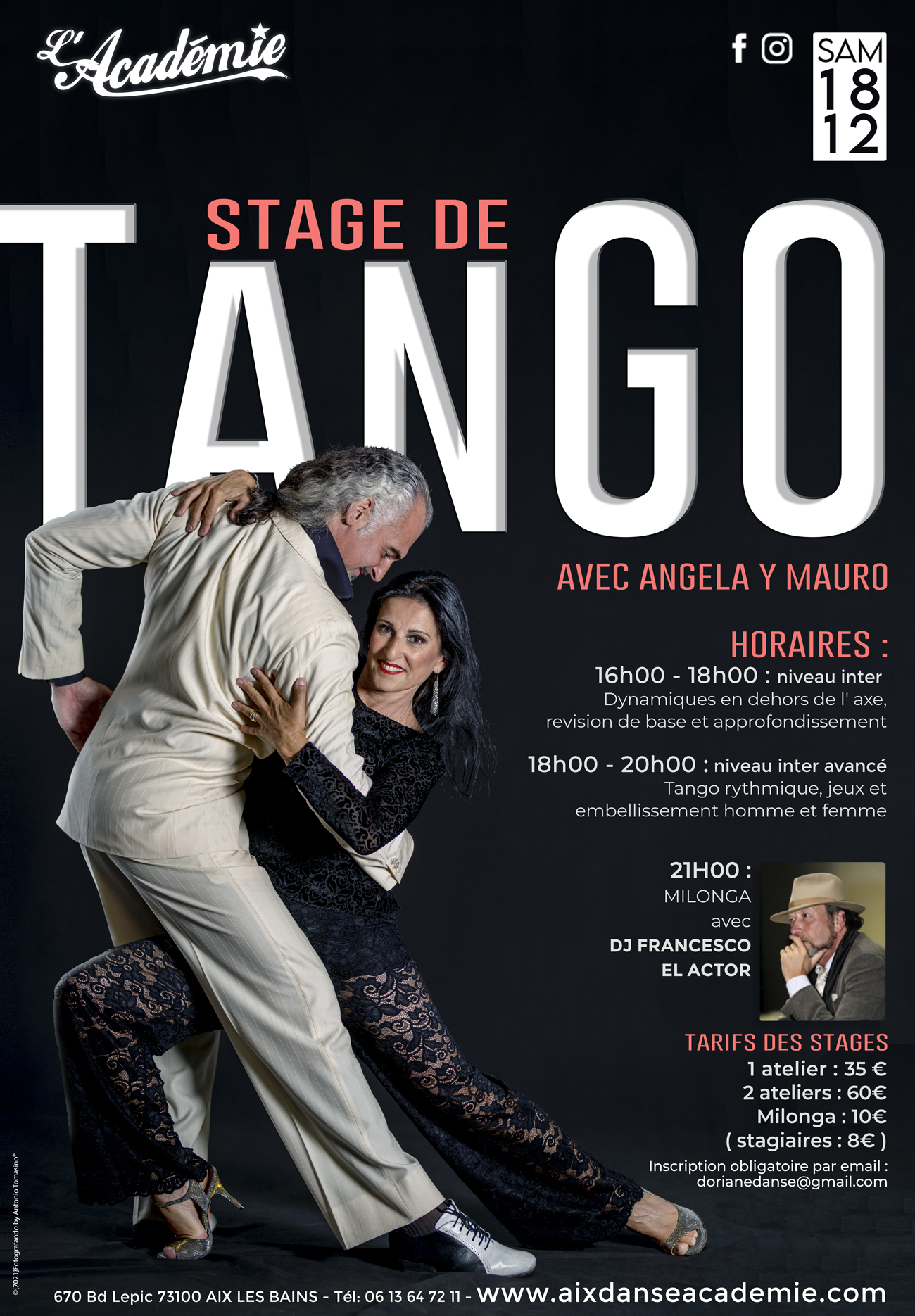 ★ TANGO ARGENTIN à l'Académie★