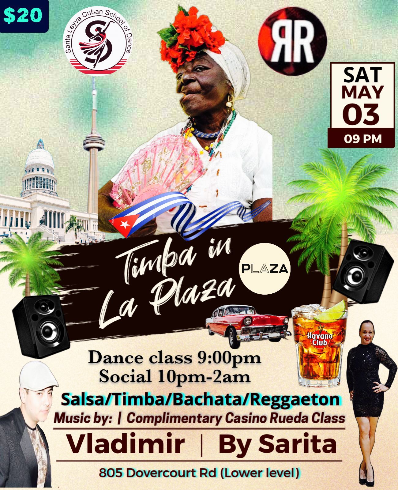 Timba in La Plaza, Sat May 3rd