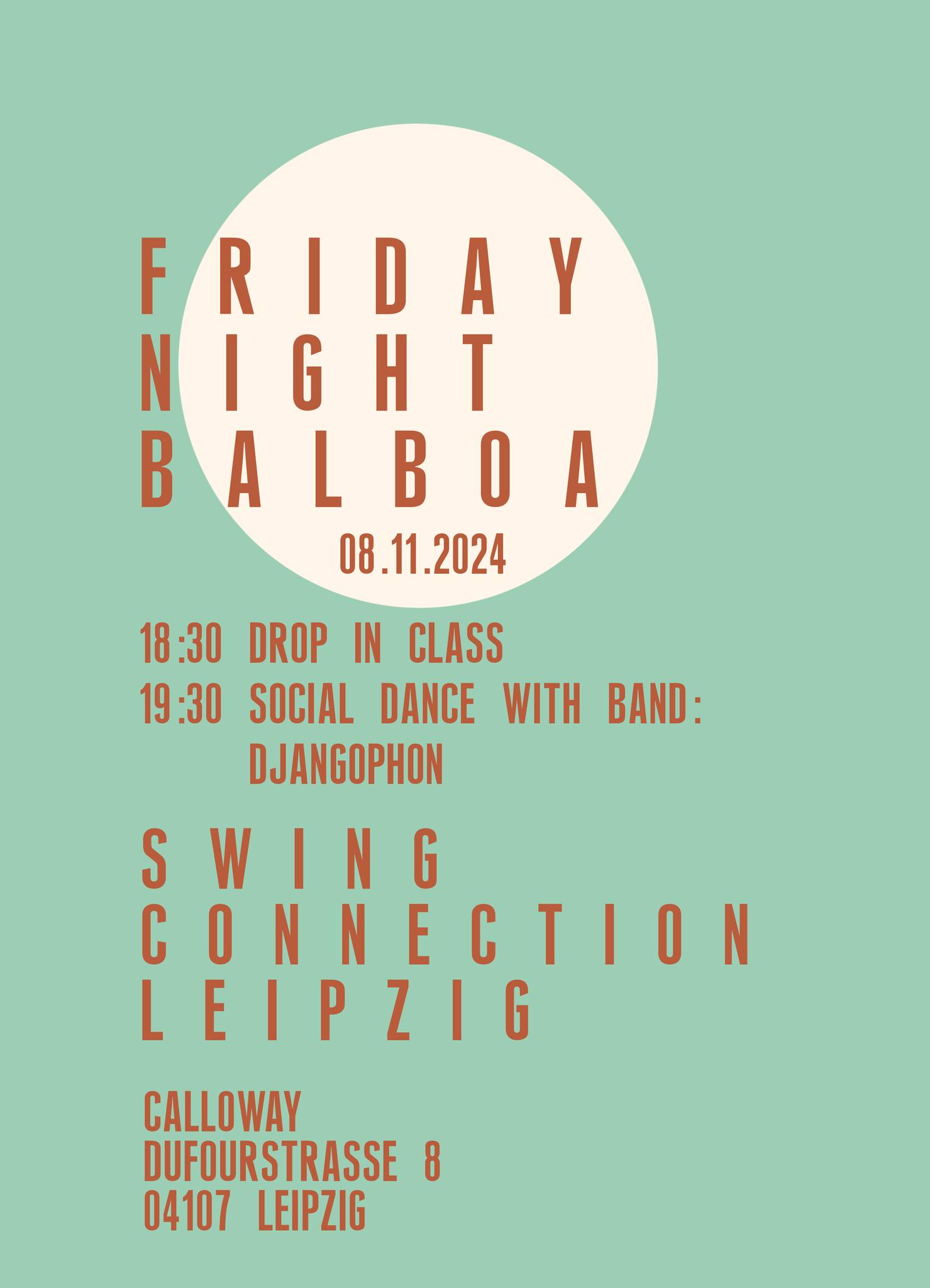 Friday Night Balboa mit Live Musik
