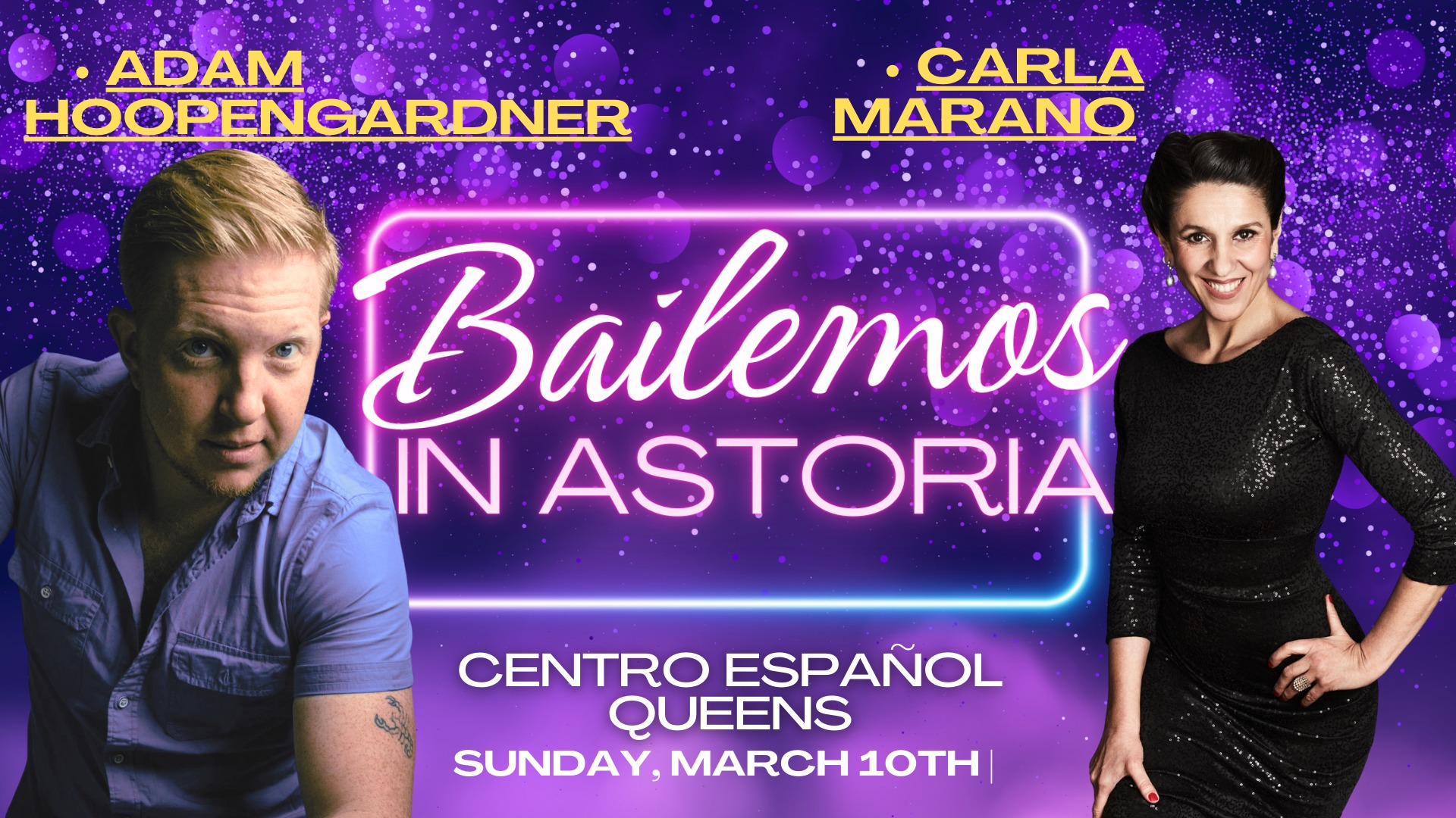 An evening with ADAM HOOPENGARDNER & CARLA MARANO