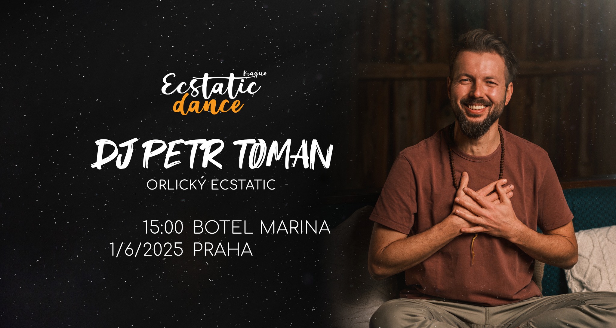 Venkovní Ecstatic dance Prague #153 DJ Petr Toman (Orlický ecstatic)