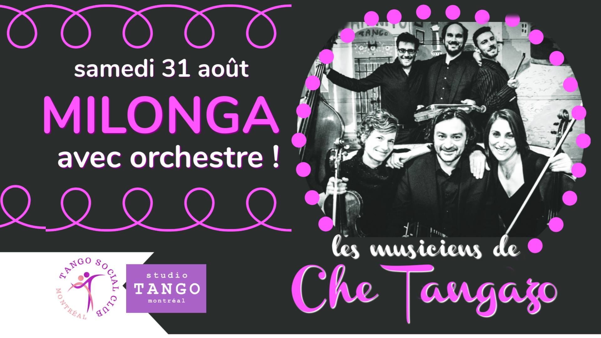 Milonga du Samedi • avec l'Orchestre Che Tangazo!
