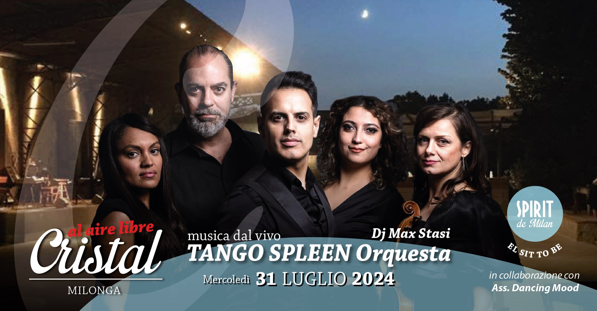 Cristal, Tango Spleen Orquesta-Max Stasi Dj