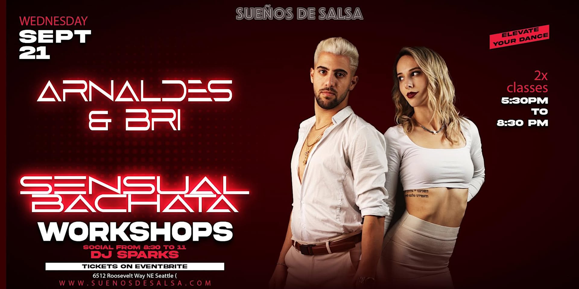 Sensual Bachata with Arnaldes & Bri Jones