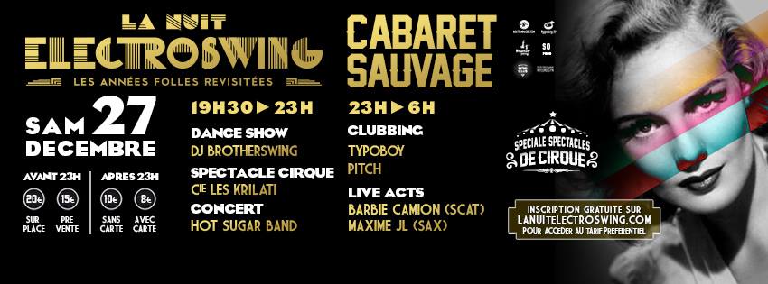 LA NUIT ELECTRO SWING - KABARET SWING - DJ BROTHERSWING - TYPOBOY - PITCH