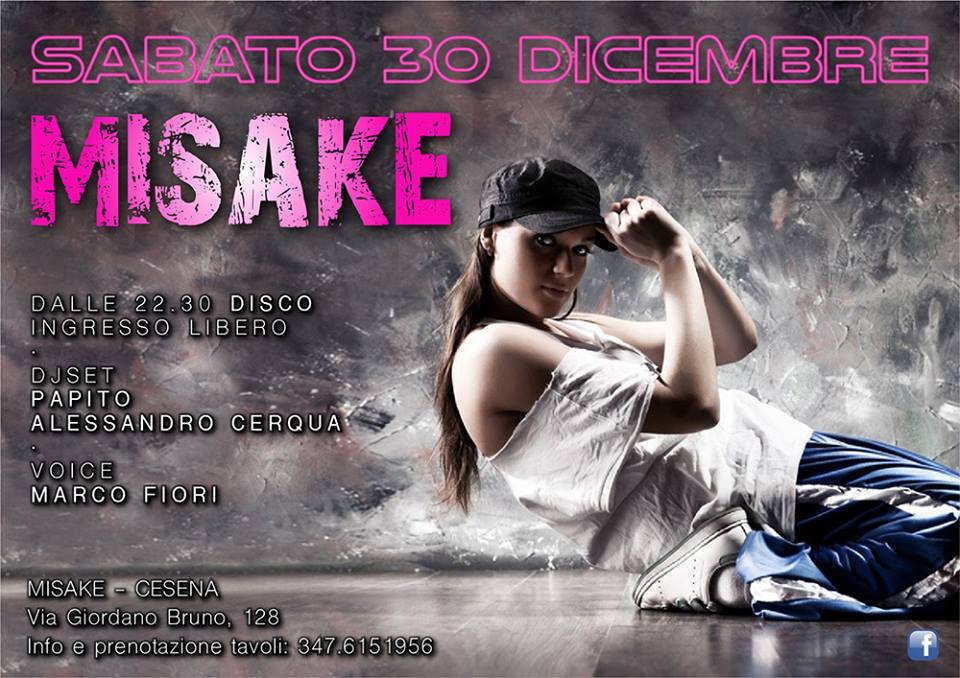 Misake Sabato 30 Dicembre