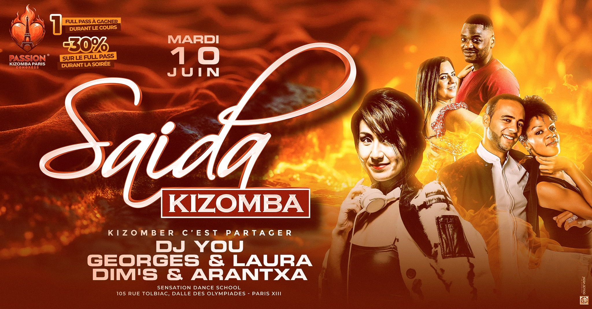 Saida Kizomba spéciale Kizomba Passion Paris Congress
