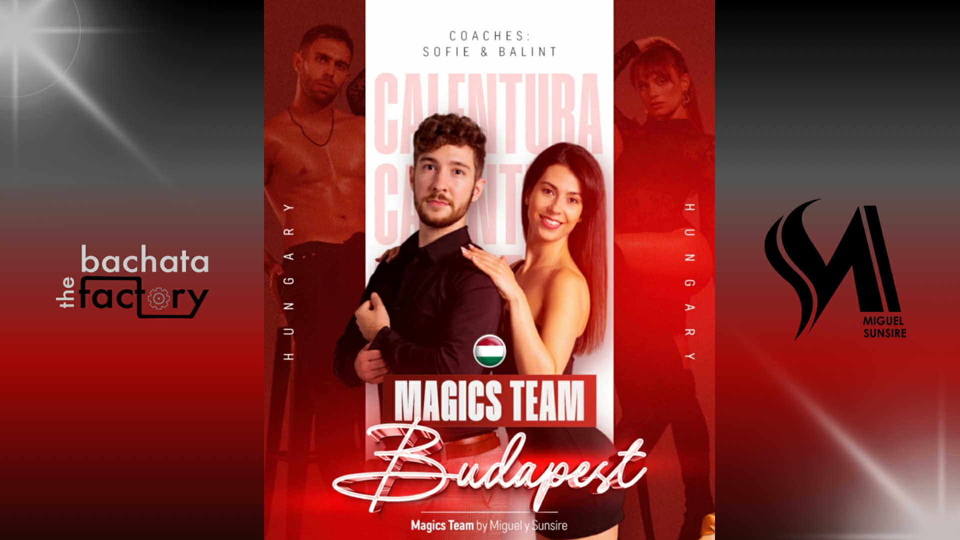 MAGICS TEAM BUDAPEST Miguel&Sunsire CALENTURA koreográfia kurzus Bálint&Sofie
