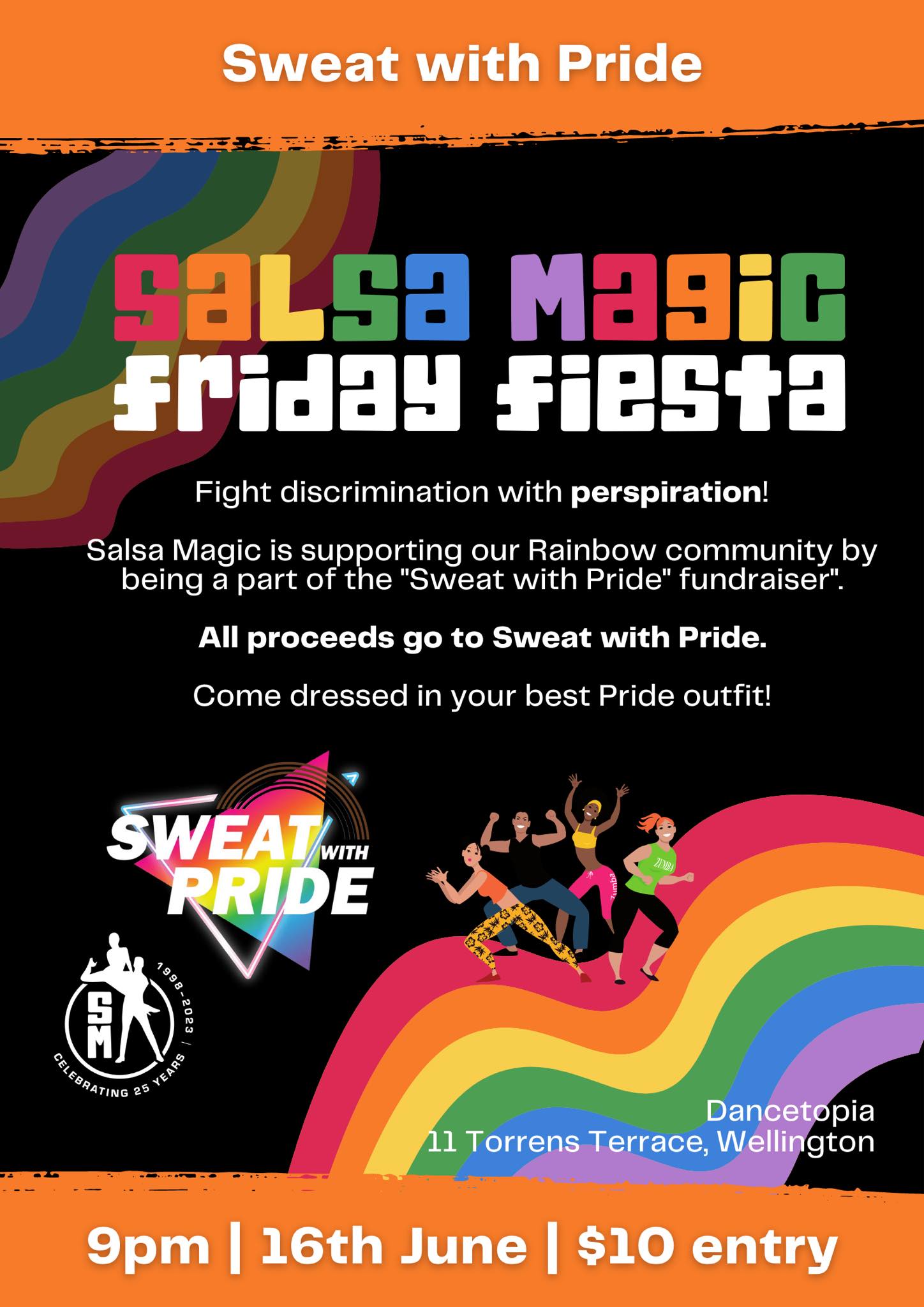 Salsa Magic's Friday Fiesta - the Sweat with Pride edition
