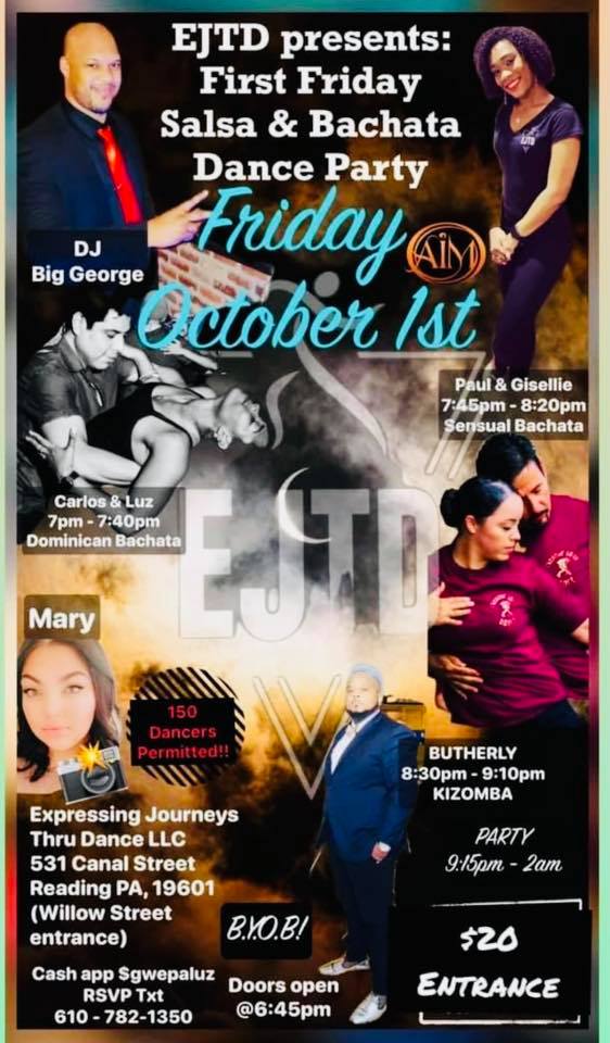 EJTD First Friday Salsa & Bachata Dance Party