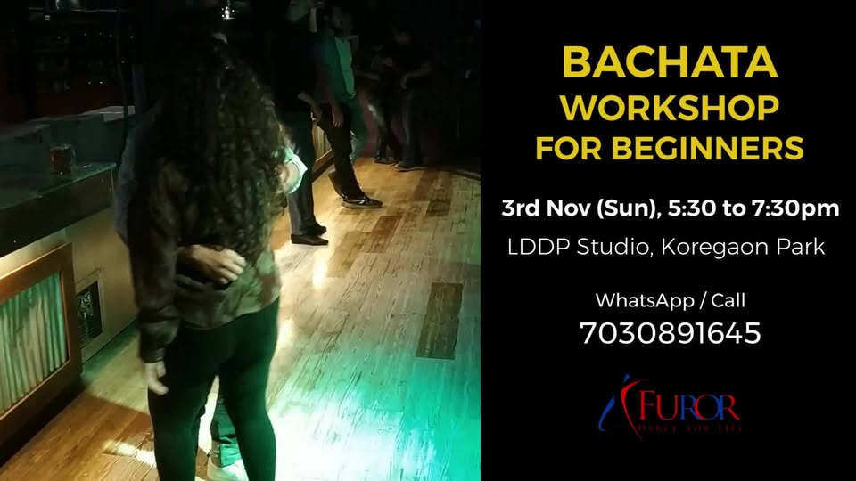 Bachata Workshop for Beginners_3rd Nov (Sun)_Koregaon Park