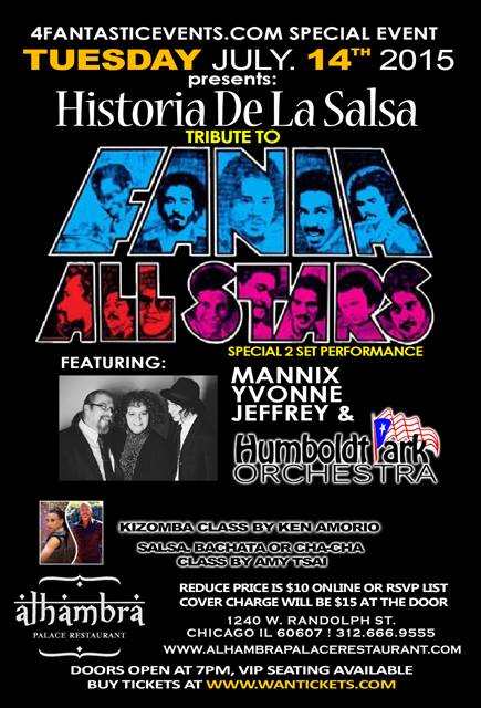Tribute to the Fania All-Stars Salsa Tuesday @ Alhambra - Featuring Tribute to the Legends!