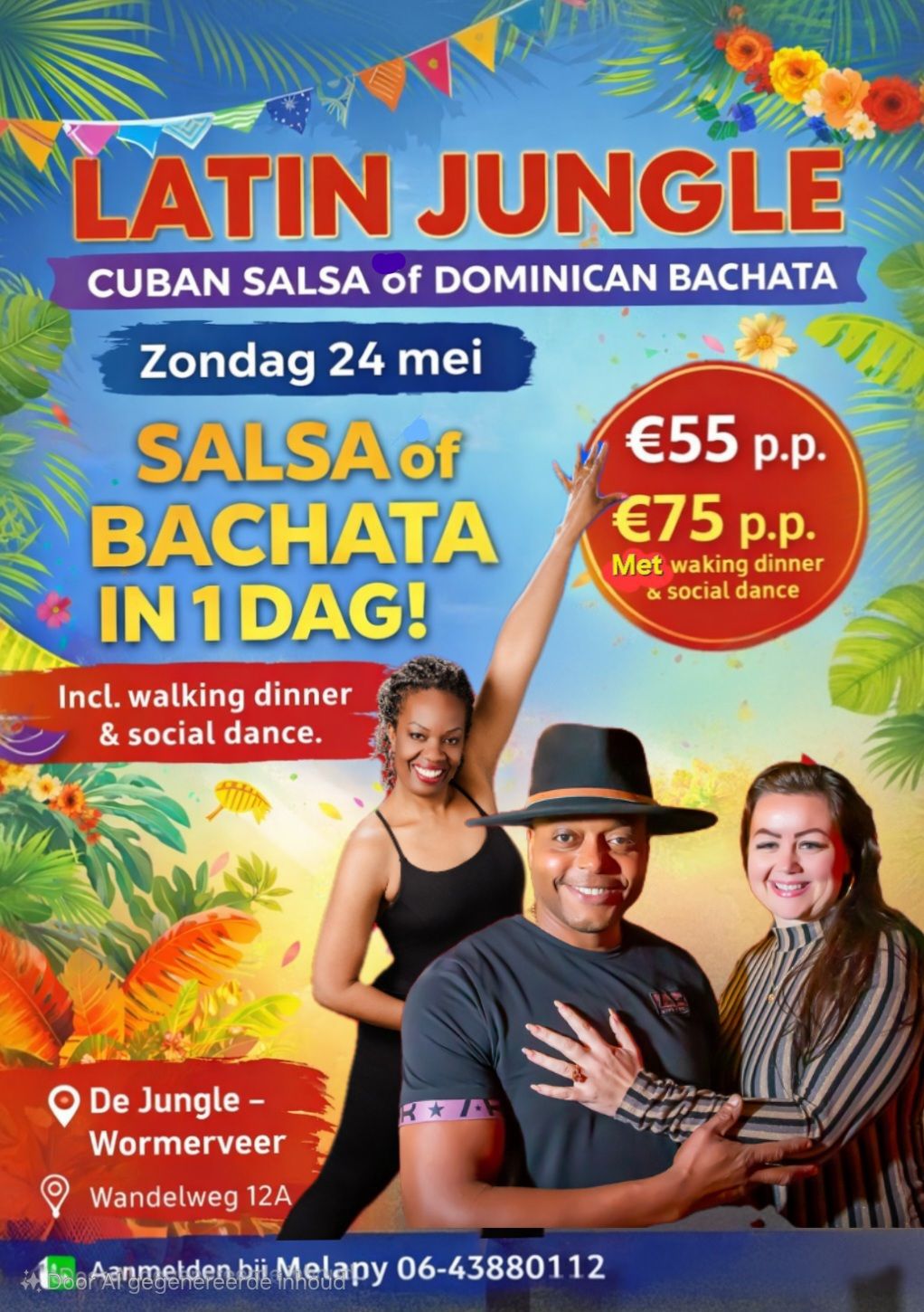 🌟 Salsa óf Bachata in 1 Dag Bootcamp in de Jungle!