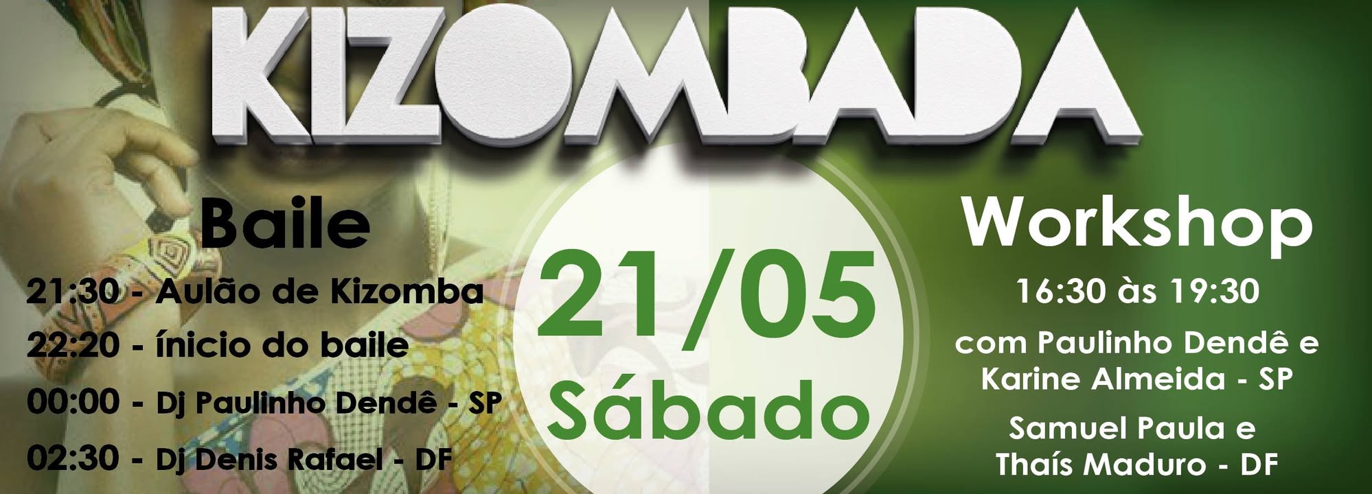 Kizombada - 3ª Edição + WORKSHOP