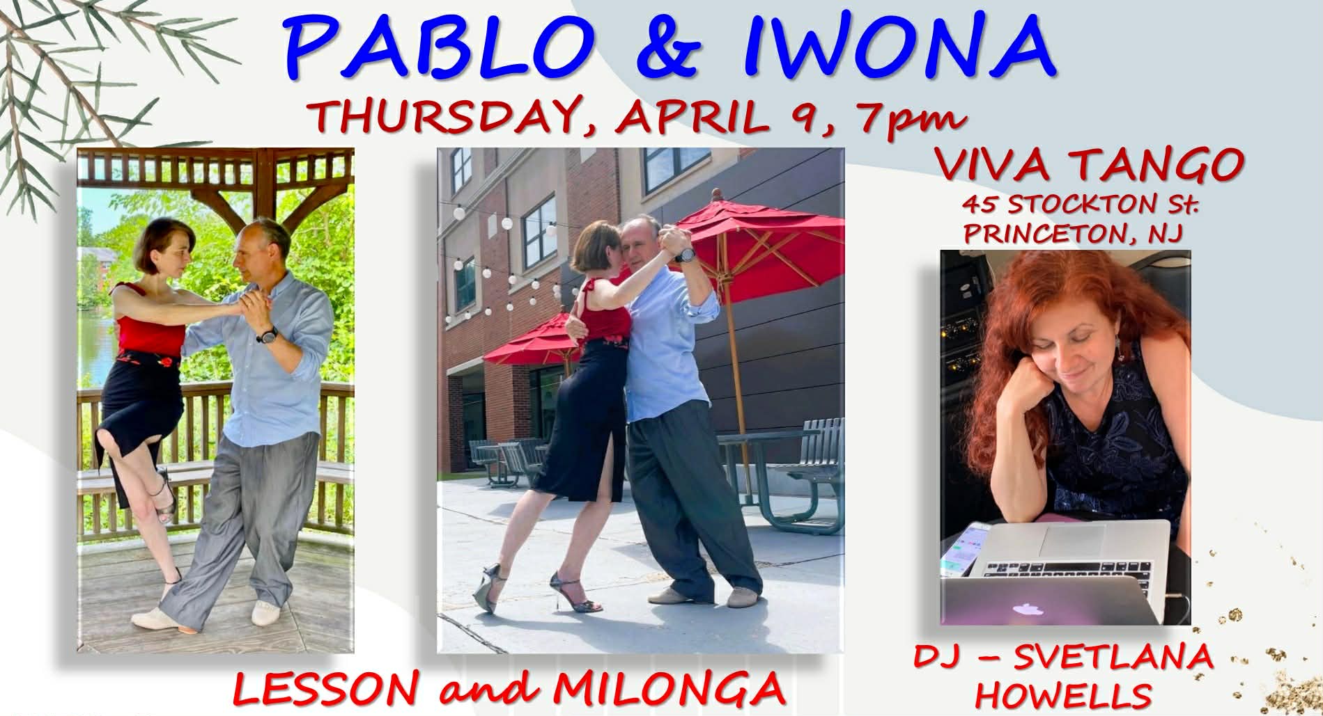 TANGO LESSON and MILONGA with DJ
