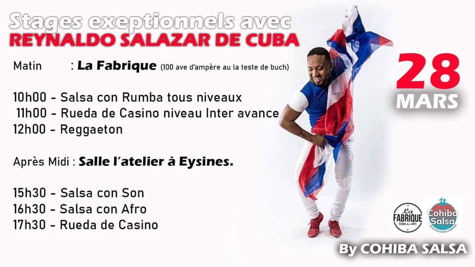 Stages avec el Maestro Reynaldo de Cuba