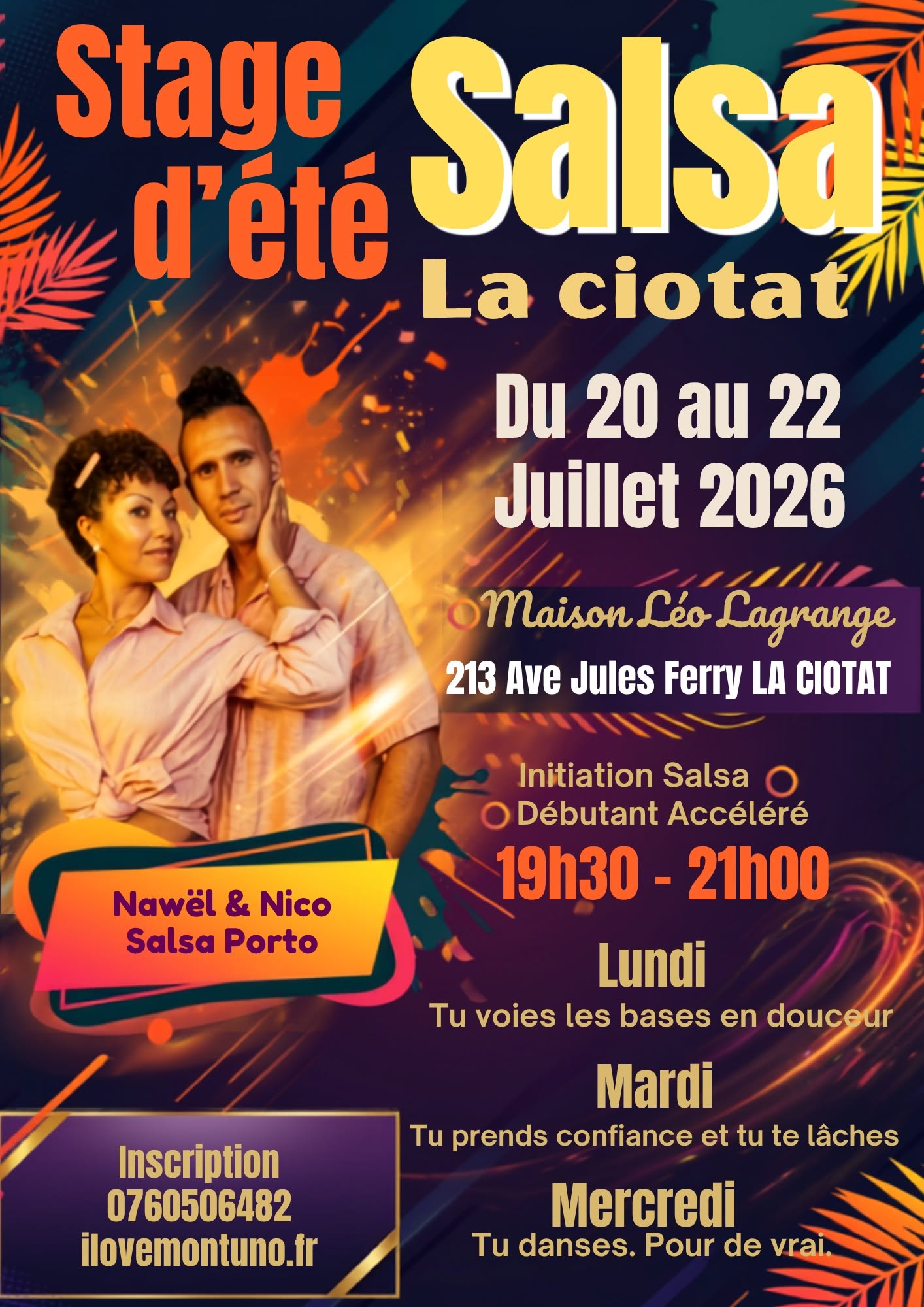 Stage d'été salsa La Ciotat