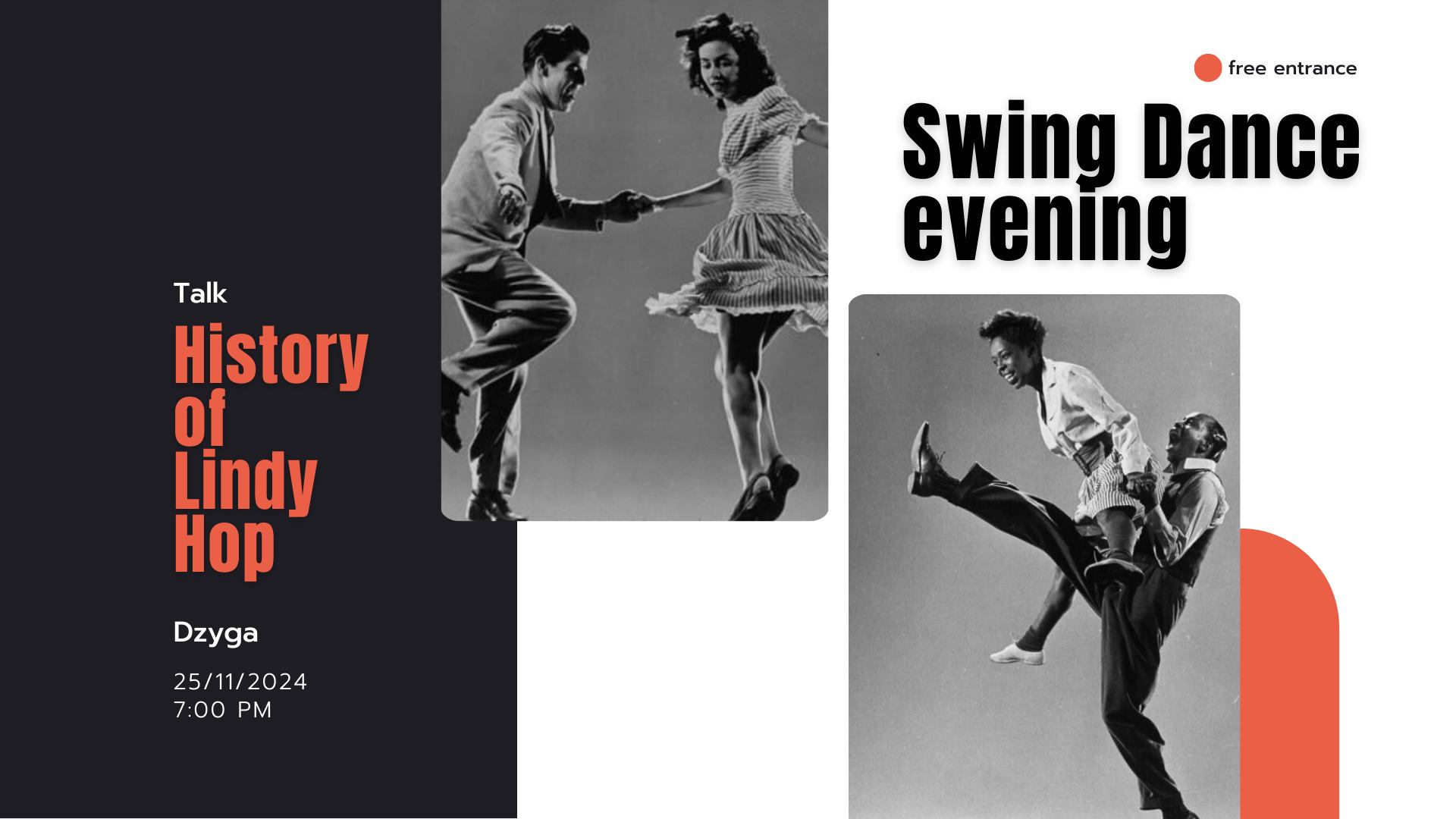 Swing Dance evening: Історія лінді-хопу та соціальні танці