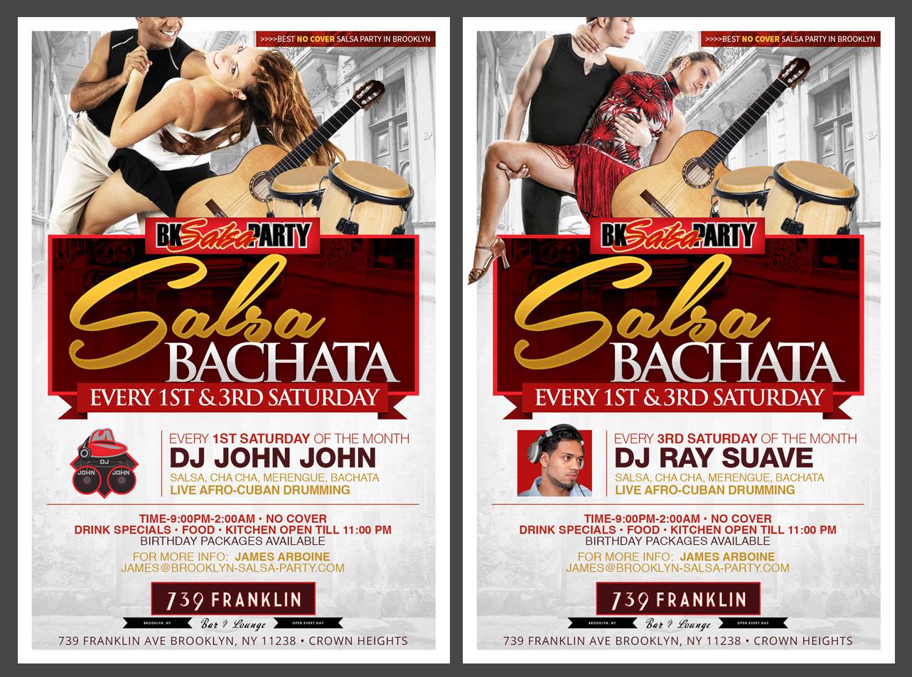 BK Salsa Party brings you Salsa Bachata Saturday's