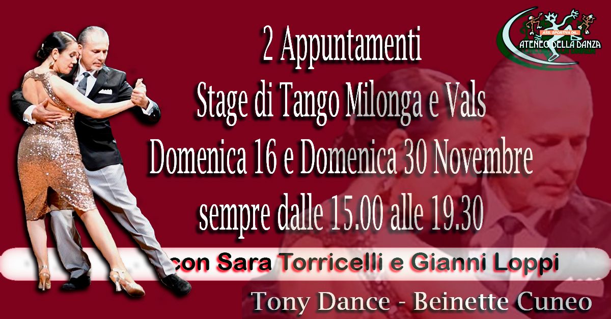 Stage di Novembre con i Loppi a Beinette CN