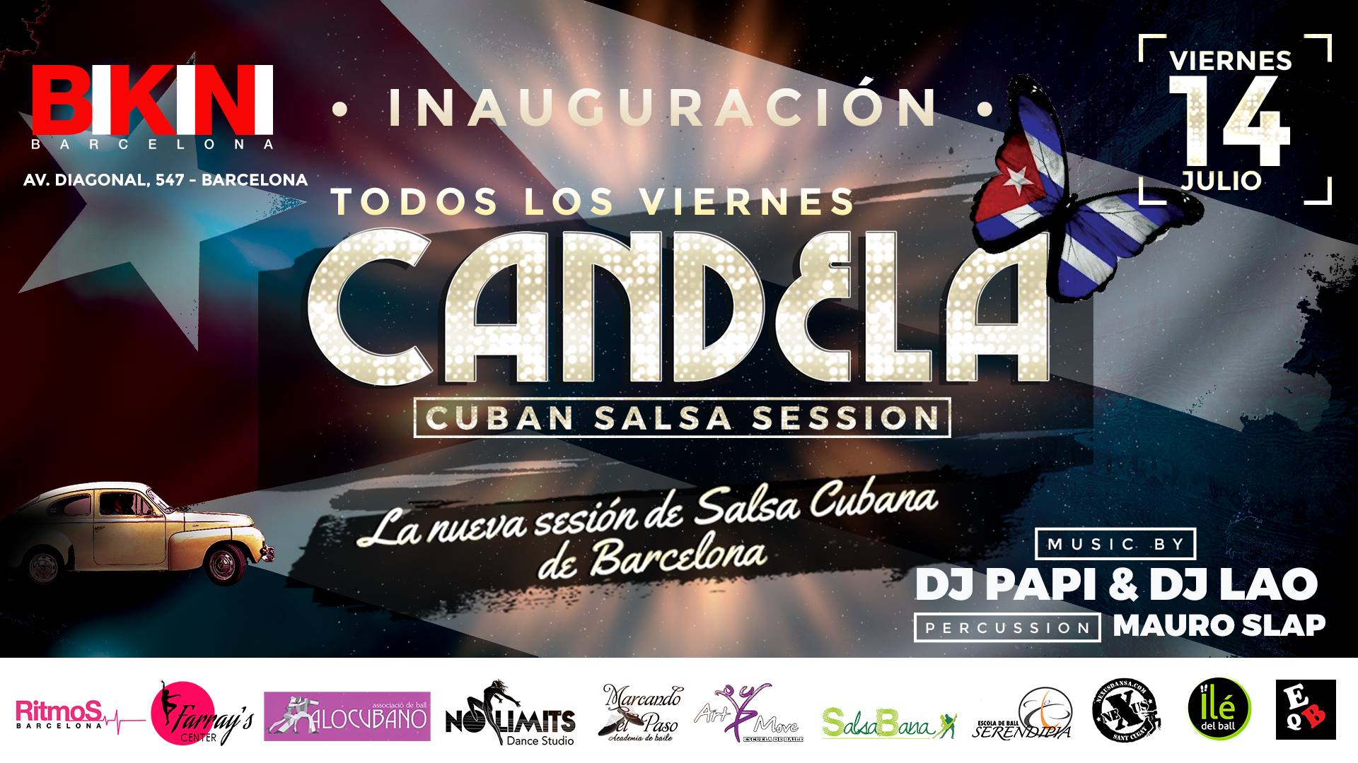 Candela Cuban Salsa Sessions - Inauguración @Bikini