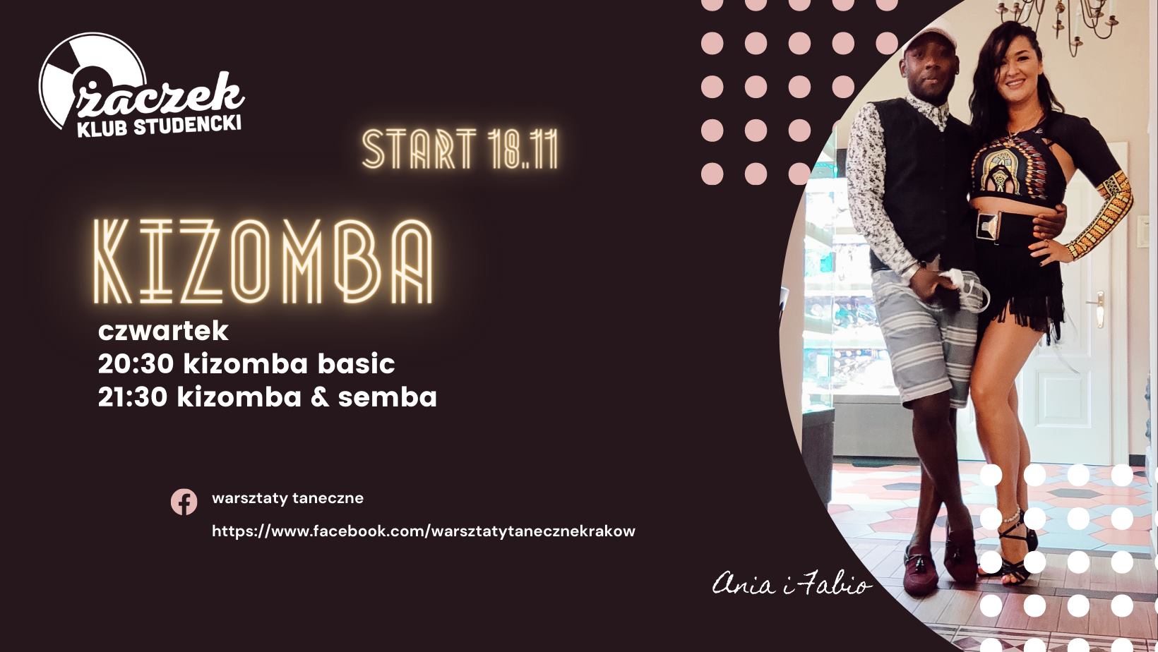 Kizomba w Żaczku z Anią i Fabio
