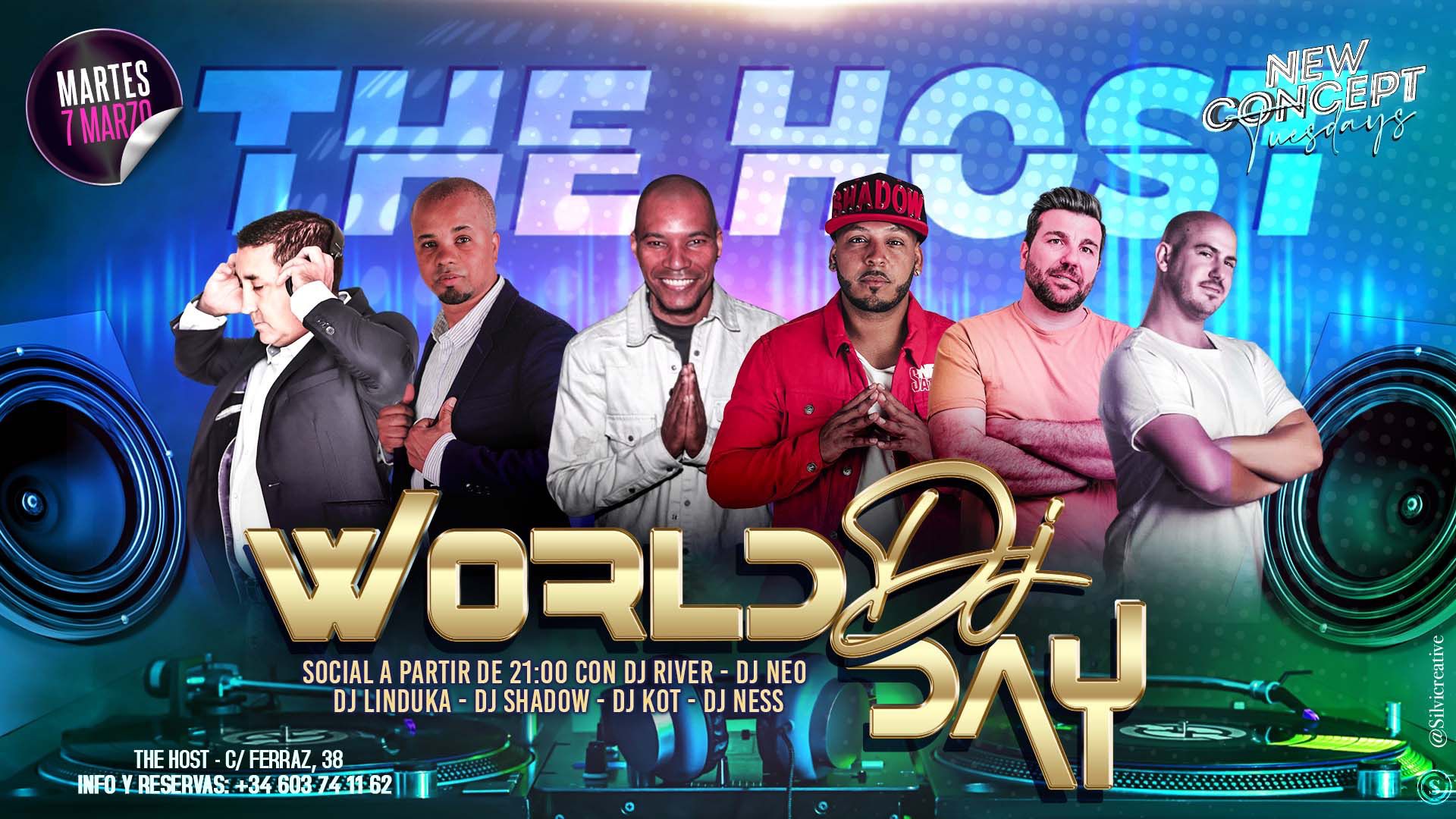 ★World Dj Day ★ Kizomba Tuesday 7 de marzo 2023 ★ The Host ★