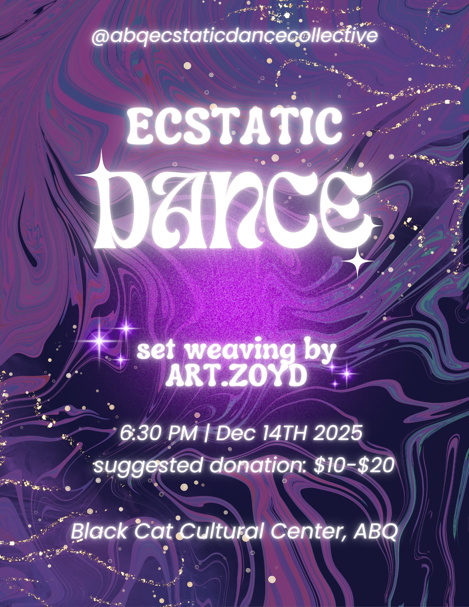 Ecstatic Dance in ABQ This Sunday on Dec 14th!