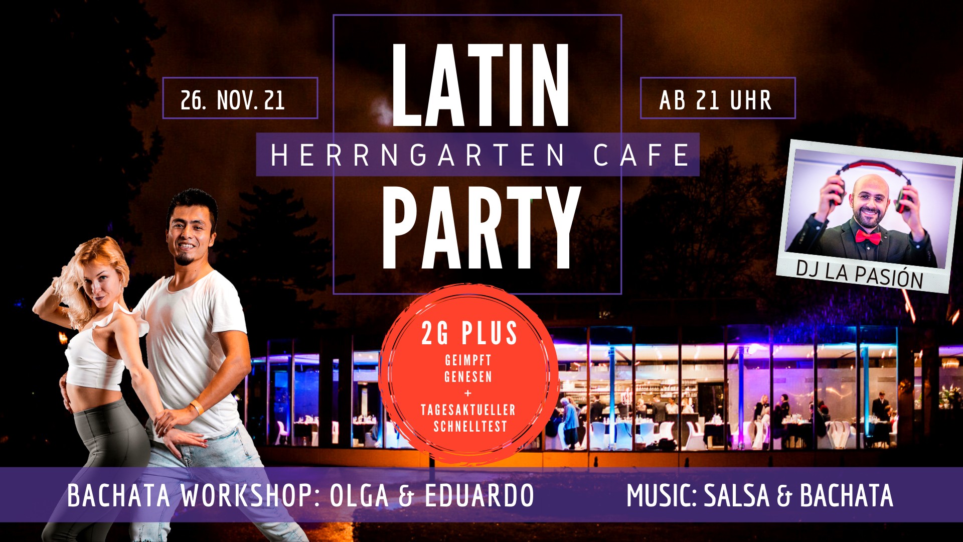 ★ Latin Party ★ Herrngarten Cafe Darmstadt