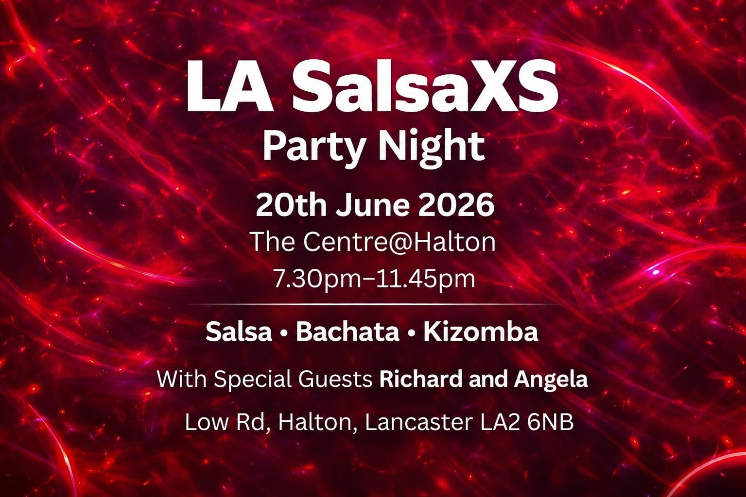 LA SalsaXS Party Night Saturday 20th June
