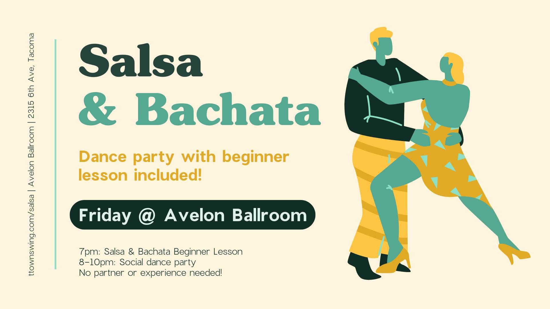 Salsa and Bachata Dance Party Friday 4 10