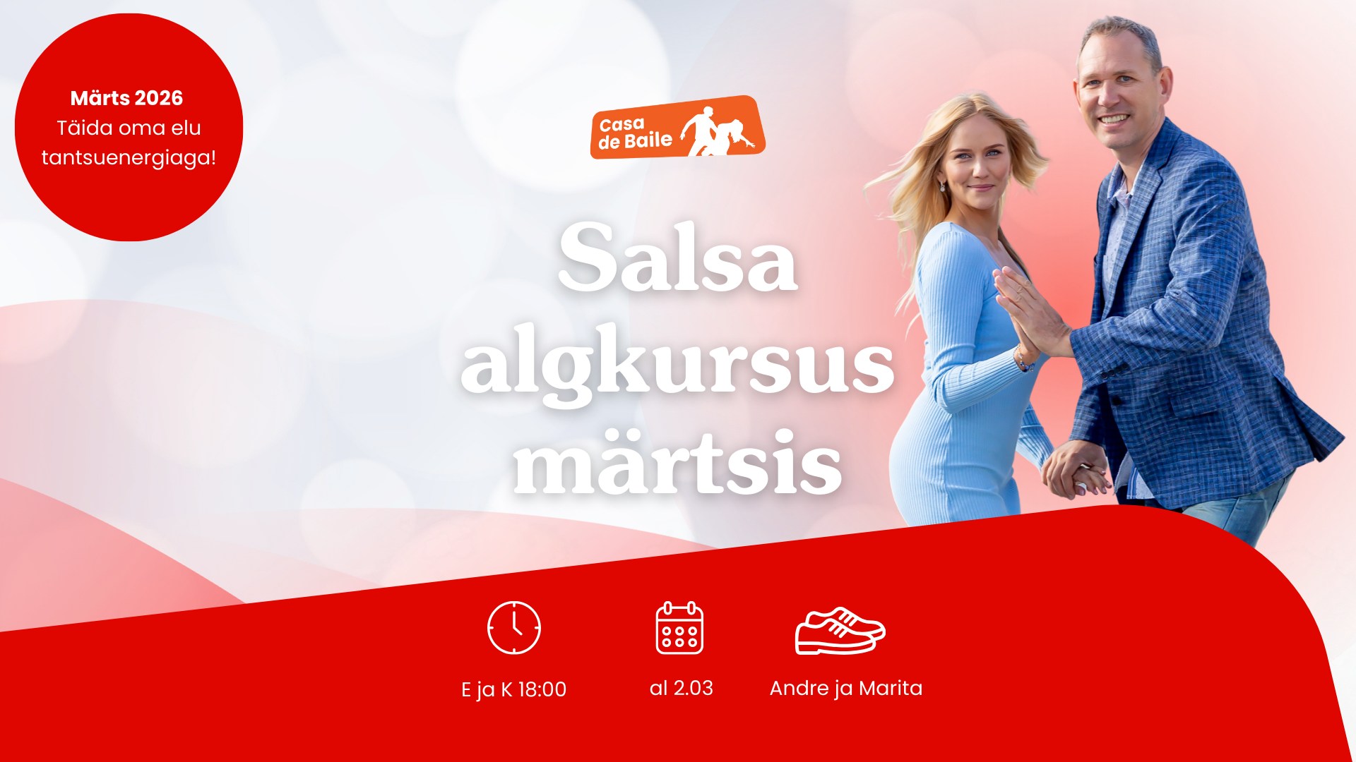 Salsa algkursus @Casa de Baile