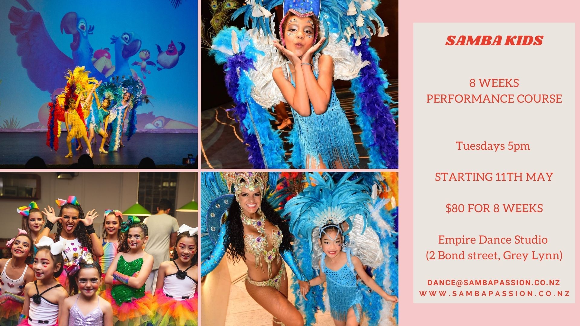 Samba Kids- Brazilian Dance performance course