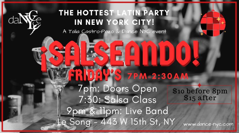¡Salseando! Friday's by Dance NYC