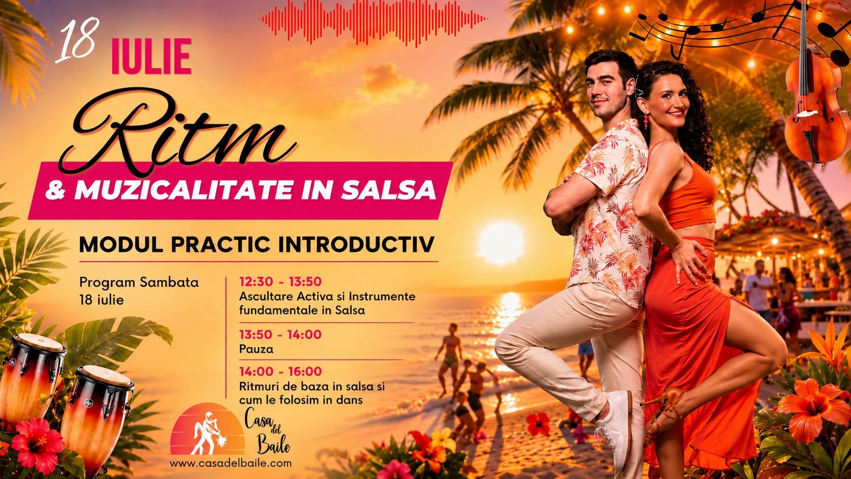 Ritm & Muzicalitate in Salsa - Modul I