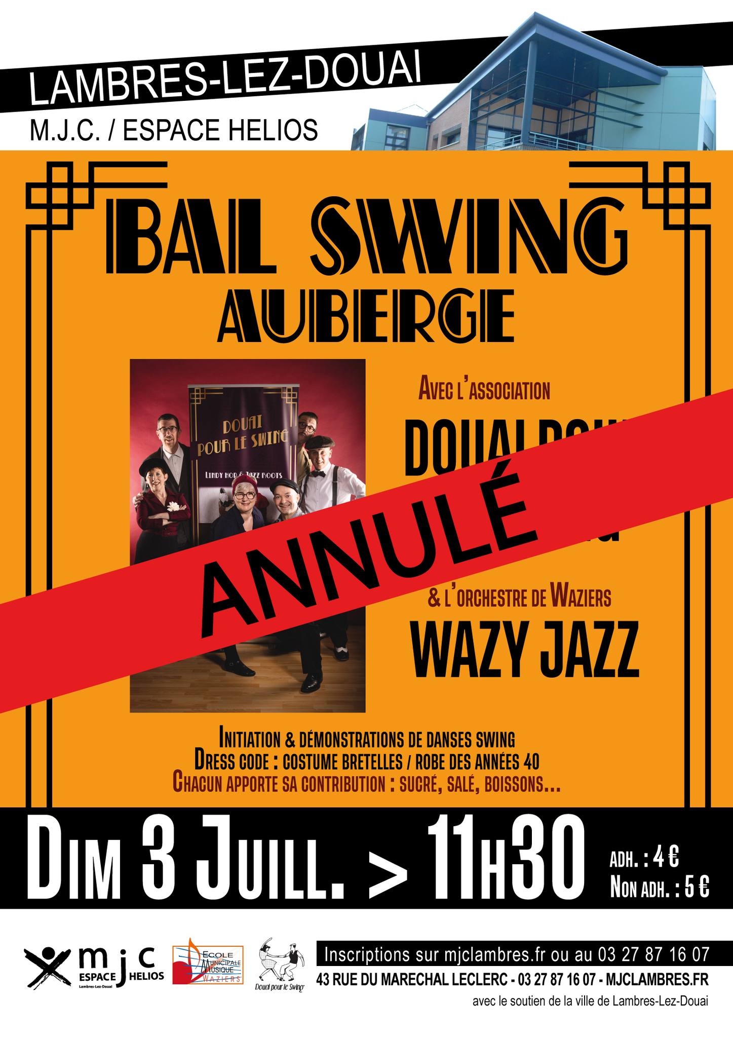 ANNULÉ - BAL SWING AUBERGE