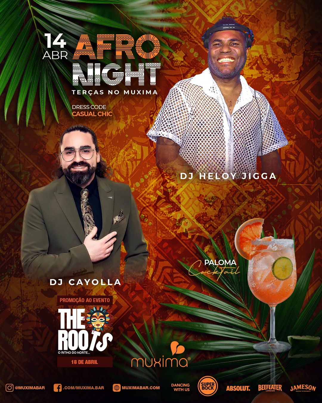 TERÇA • 14 ABRIL 👣 🌍 AFRO NIGHT EXPERIENCE 🔥 Só no Muxima