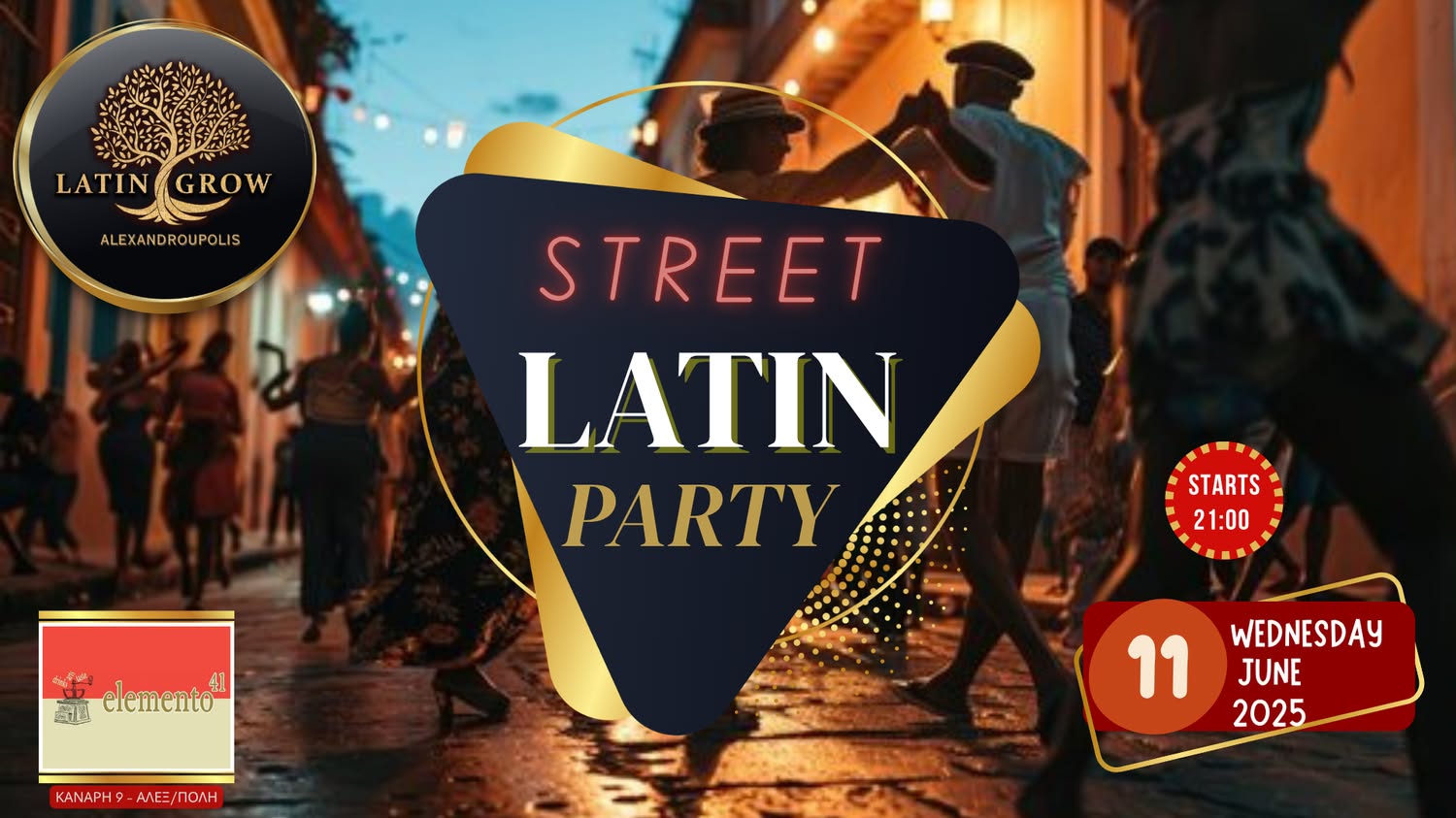 Street Latin Party by Latin Grow Alexandroupolis 11.06.25
