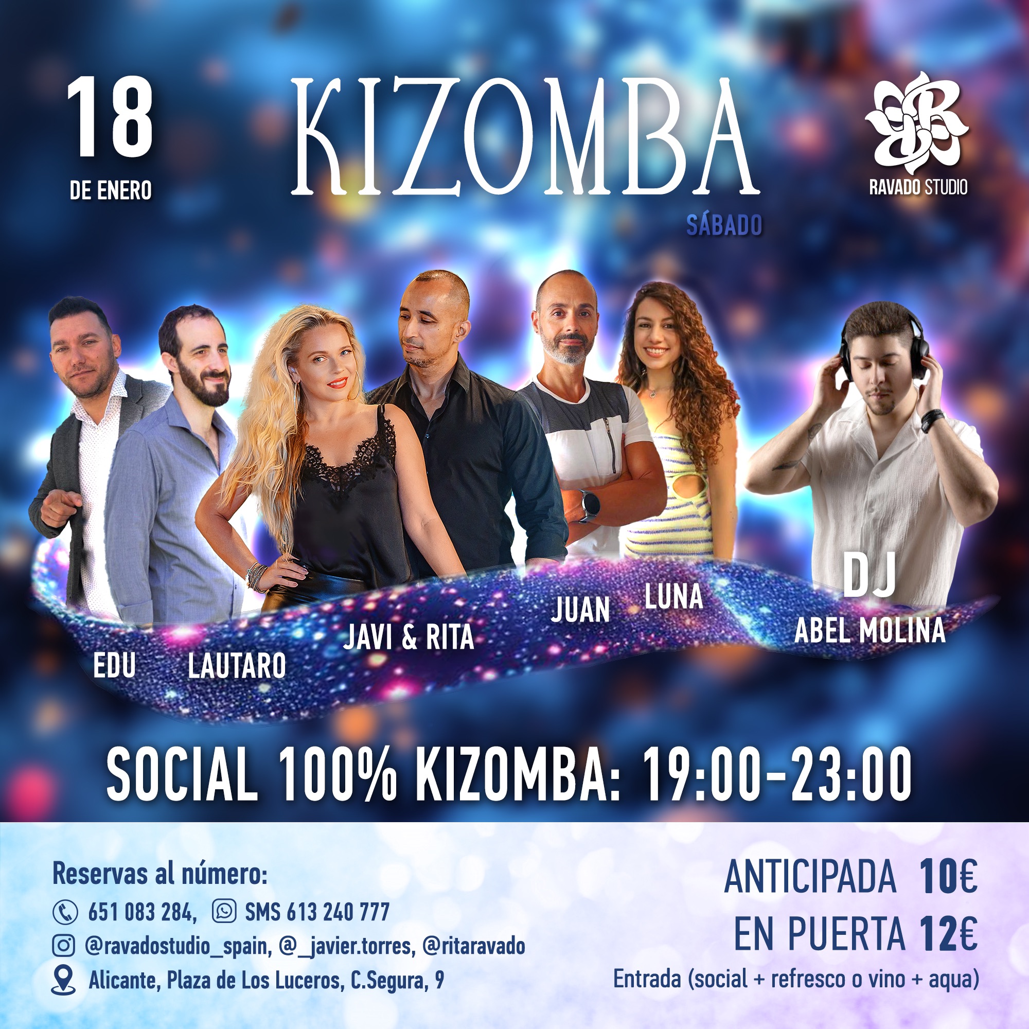 Kizomba Social en Alicante Ravado Studio