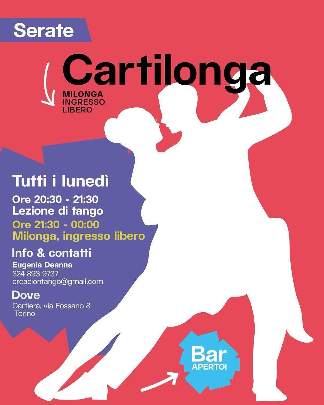 Milonga la Cartiera a Torino Vení qué vas a Bailar ‼️