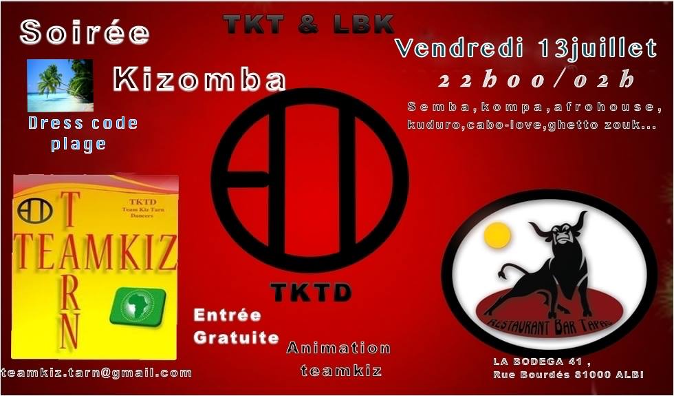 Soirée Albi ( kizomba , semba , cabo love, Afro house kuduro)